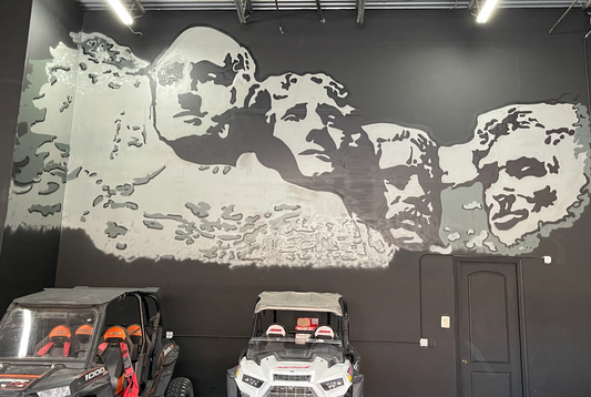 Mt. Rushmore Man Cave Mural